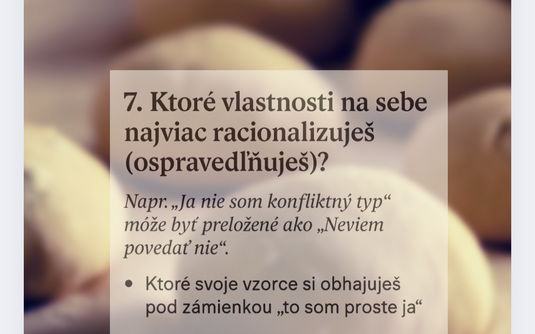 „V hlave som skvelý človek. V realite občas nie.“ Čo na to veda?